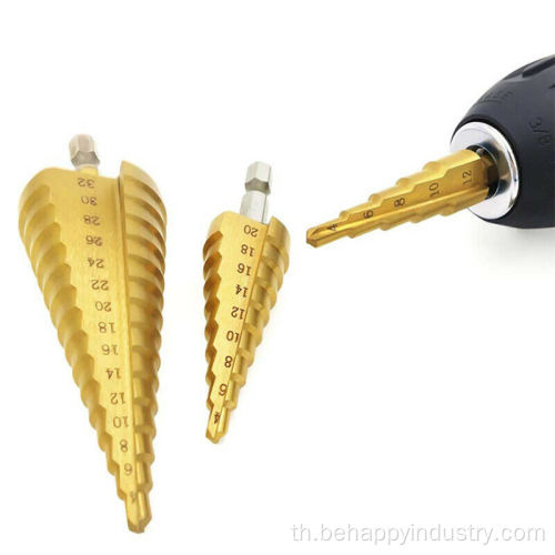 ตั้งค่า Hole Titanium Coating Hex Shank Drill Bit3